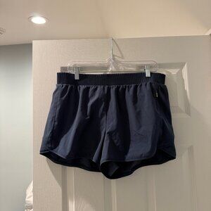 Alia Navy Blue Athletic Shorts